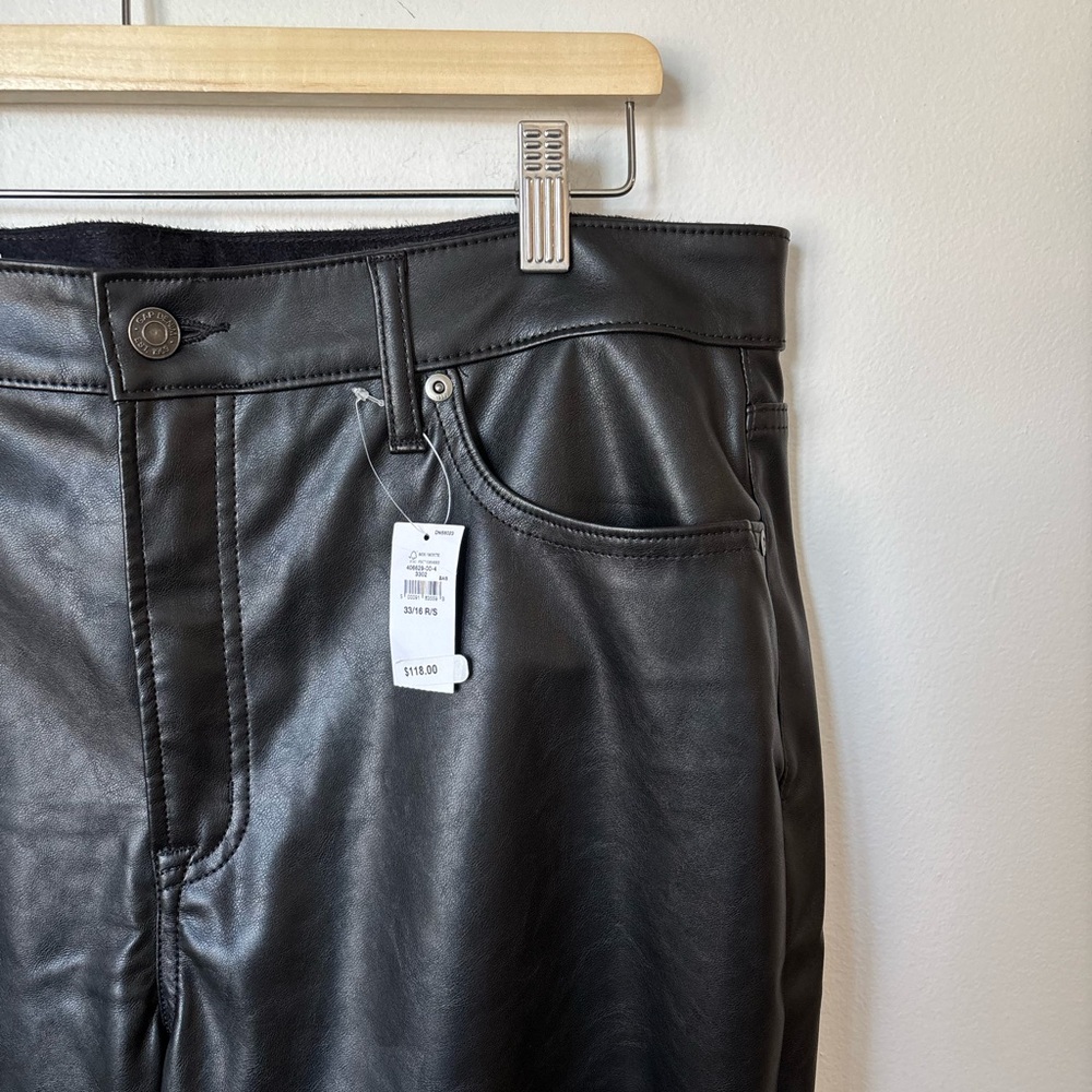 BNWT Gap faux leather pants